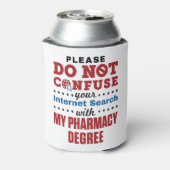 Farmacotherapie Funny Quote Pharmacy Grage Blikjeskoeler (Blikje Achterkant)