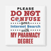 Farmacotherapie Funny Quote Pharmacy Grage Magneet (Voorkant)