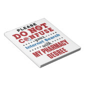 Farmacotherapie Funny Quote Pharmacy Grage Notitieblok (Schuin)