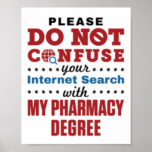 Farmacotherapie Funny Quote Pharmacy Grage Poster