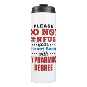 Farmacotherapie Funny Quote Pharmacy Grage Thermosbeker