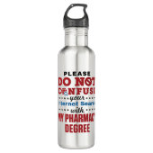 Farmacotherapie Funny Quote Pharmacy Grage Waterfles (Voorkant)
