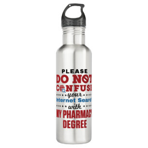 Farmacotherapie Funny Quote Pharmacy Grage Waterfles
