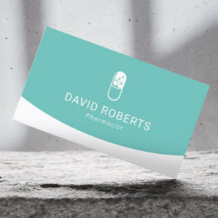 Farmacotherapie Medische pil Logo Professional Bla Visitekaartje