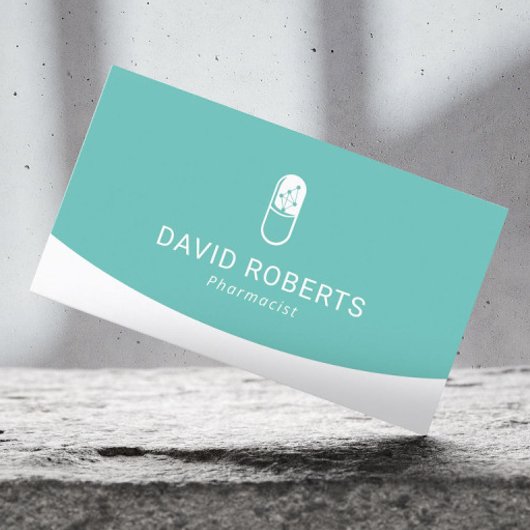 Farmacotherapie Medische pil Logo Professional Bla Visitekaartje