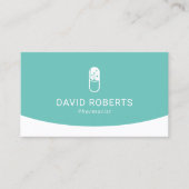 Farmacotherapie Medische pil Logo Professional Bla Visitekaartje (Voorkant)