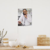 Farmacotherapie met telefoon poster (Keuken)