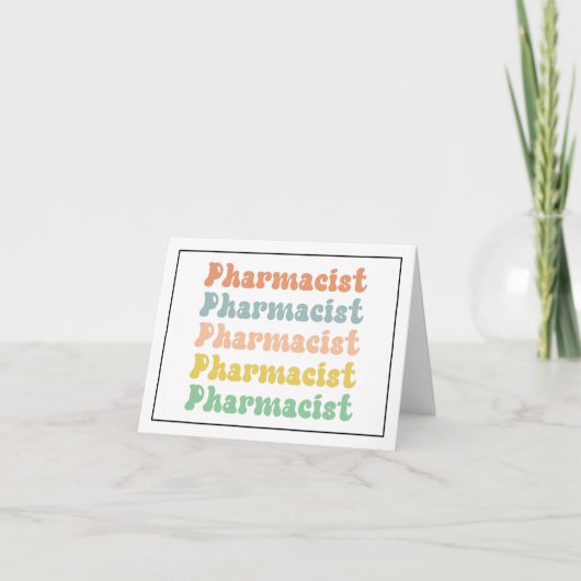 Farmacotherapie Retro Groovy Kaart (Voorkant)