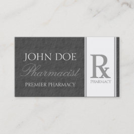 Farmacotherapie Voorschrijver Farmacie Dark Gray S Visitekaartje
