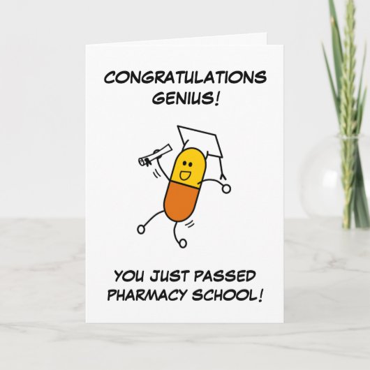 Farmacy Graduation Greeting Card Kaart (Voorkant)
