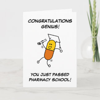 Farmacy Graduation Greeting Card Kaart