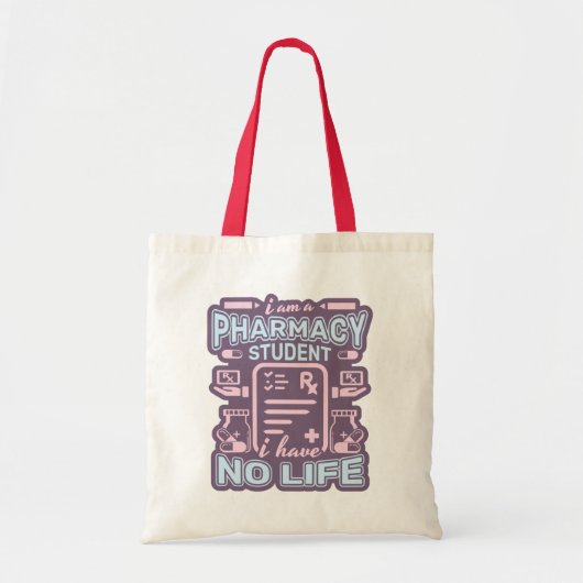 FARMACY STUDENT QUOTES TOTE BAG (Voorkant)