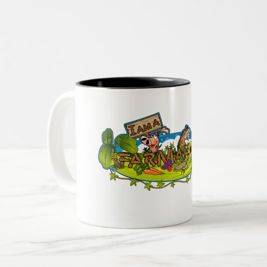 Farmafolic Logo tweetone Mok (Voorkant links)