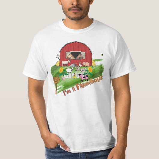 FarmAholic online Boerderij Games T-shirt (Voorkant)