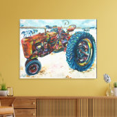 FarmAll-tractor Canvas Afdruk (Insitu (Woonkamer))