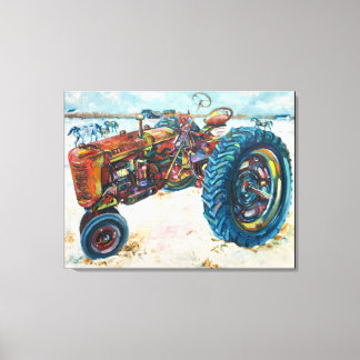 FarmAll-tractor Canvas Afdruk