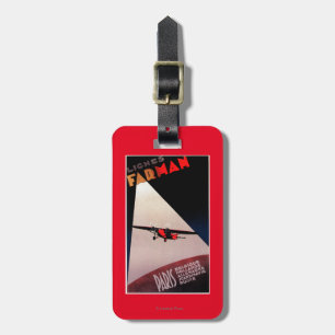 Farman Airlines Farman 300 Eenvlakker Promo Poste Bagagelabel