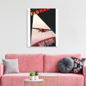 Farman Airlines Farman 300 Monoplane Promo Post Canvas Afdruk (Insitu (Woonkamer))