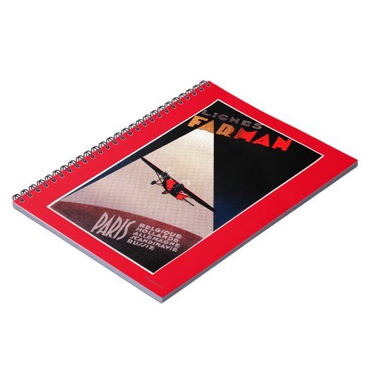 Farman Airlines Farman 300 Monoplane Promo Post Notitieboek (Linkerzijde)