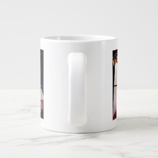 Farman Airlines Farman 300 Monoplane Promo Poste Grote Koffiekop (Achterkant)