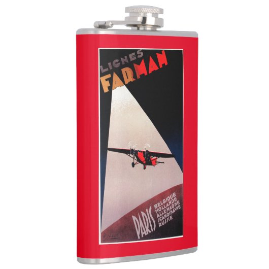 Farman Airlines Farman 300 Monoplane Promo Poste Heupfles (Rechts)