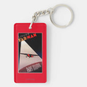 Farman Airlines Farman 300 Monoplane Promo Poste Sleutelhanger (achterkant)