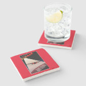 Farman Airlines Farman 300 Monoplane Promo Poste Stenen Onderzetter (Zijkant)