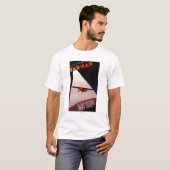 Farman Airlines Farman 300 Monoplane Promo Poster T-shirt (Voorkant volledig)
