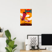 Farman Brothers Airlines F-170 Monoplane Poster (Thuiskantoor)