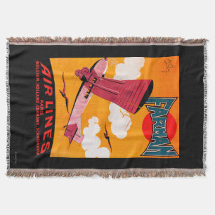Farman Brothers Airlines F-170 Monoplane Poster Deken