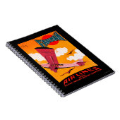 Farman Brothers Airlines F-170 Monoplane Poster Notitieboek (Rechterzijde)