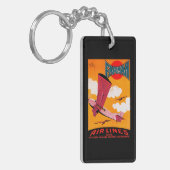 Farman Brothers Airlines F-170 Monoplane Poster Sleutelhanger (Voorkant Links)