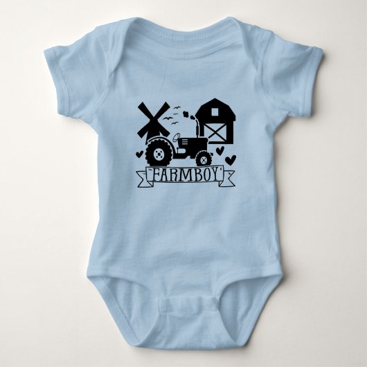 Farmboy Baby Bodysuit (Voorkant)