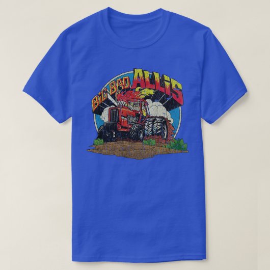 Farmer Big Bad Allis Tractor 1981 T-shirt (Design voorkant)