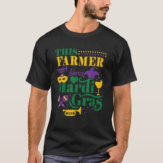 Farmer Boerderij Masquerade Parade 2022 houdt van  T-shirt (Voorkant)