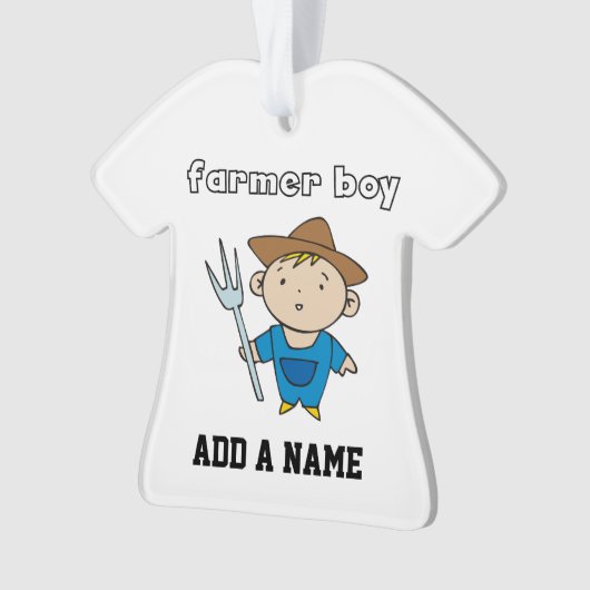 Farmer Boy Ornament (voorkant)