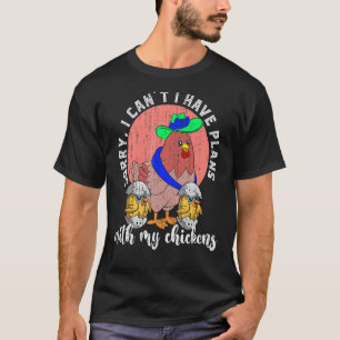 Farmer Cute Boerderij Animal Poultry Hen Chicken T-shirt