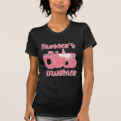 Farmer Daughter Tractor Boerderij Girl Farming T-shirt (Voorkant)