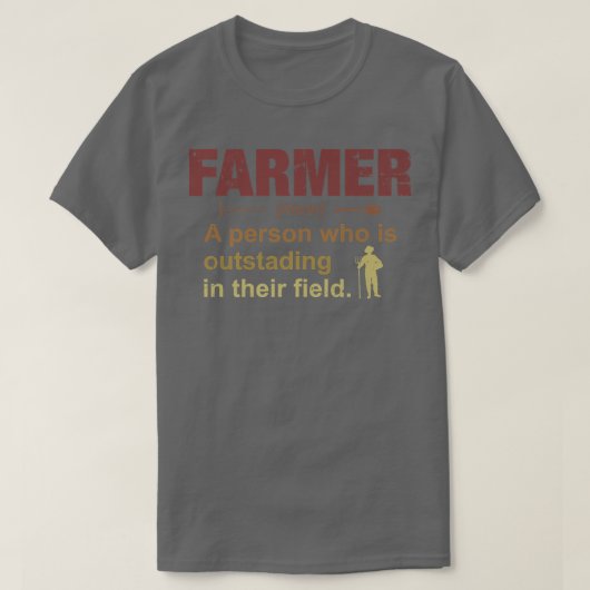 Farmer Definition T-shirt (Design voorkant)