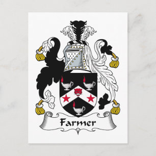 Farmer Family Crest Briefkaart