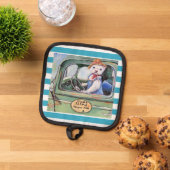 Farmer Ferret Oven Mitts & Pot Holders Pannenlap (Top down)