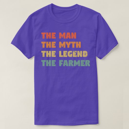 Farmer Funny Gift voor hem FarmerTShirt T-shirt (Design voorkant)
