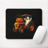 Farmer Ghost Tractor Pumpkin Soky Season Halloween Muismat (Met muis)