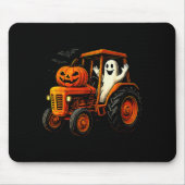 Farmer Ghost Tractor Pumpkin Soky Season Halloween Muismat (Voorkant)