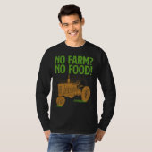 Farmer Gif  No Farm No Food T-shirt (Voorkant volledig)