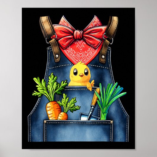 Farmer Halloween kostuum grappig doen alsof ik een Poster (Voorkant)