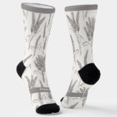 Farmer harvest wheat ears, Thanksgiving Sokken (Gebogen)