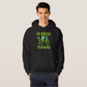 Farmer In Training Tractors Driver Strongman Costu Hoodie (Voorkant volledig)