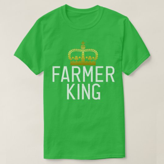 Farmer King Boerderij Lover Farming T-shirt (Design voorkant)