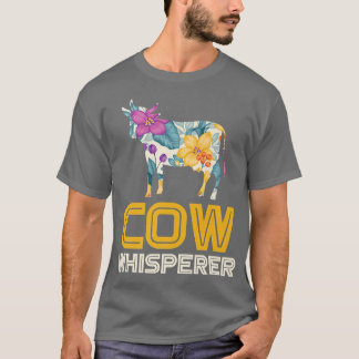 Farmer Koe Whisperer Farming T-shirt